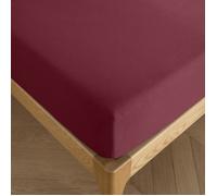 Drap housse 140 x 190 cm bonnet 30 cm ""Prémium"" pour lit 2 places - Prémium Grenat