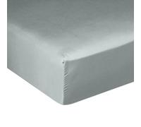 Drap Housse 140x190 + 30 cm Satin de Coton Celadon