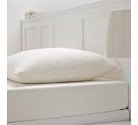 Drap Housse 140x190 cm - 2 Places - 100% Coton 57 Fils/cm² - Tissage Très Serré - Bonnet 30 cm Extensible - Plusieurs Couleurs Disponibles (Beige)