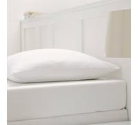 Drap Housse 140x190 cm - 2 Places - 100% Coton 57 Fils/cm² - Tissage Très Serré - Bonnet 30 cm Extensible - Plusieurs Couleurs Disponibles (Blanc)