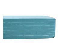 Drap housse 140x190 cm bonnet 30 cm percale OCÉAN bleu nuit