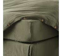 Drap Housse 140x190 cm en Gaze de Coton Romarin