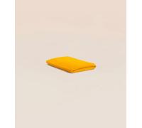 Drap housse 140x190 cm - Gaze de coton - Jaune - Doux et gaufré - Toute saison - Confectionné au Portugal - Tediber