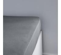 Drap housse gris 140x190 cm jersey - essential