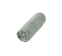Drap Housse 140x190cm Lin Lavé Coloris Eucalyptus - MARGAUX -