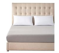 Drap-Housse 160x200，140x200，140x190，200x200,Drap Housse 180x200 Draps-Housses en Microfibre pour de Matelas jusqu'à 10-30 cm de Hauteur Velours Côtelé (Color : Light Grey, Size : 100x200 cm)