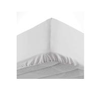 Douceur d'Intérieur Drap-housse Lina 160 x 200 cm 100% coton Blanc