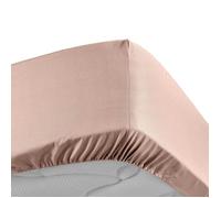 Drap housse 160x200 cm - Percale 100% coton - Bonnet 30 cm - Nude