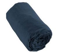 Drap Housse 160x200cm Flanelle de Coton Coloris Nuit - HEDDA -