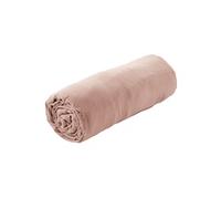 OUREA - Drap Housse 160x200cm Gaze de Coton Guimauve - Altobuy Rose