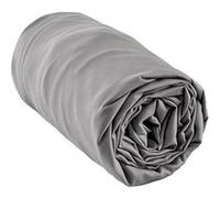 DALIA - Drap Housse 180x200cm 100 % Viscose de Bambou Granit -