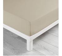 Douceur d'Intérieur - Drap housse Linette Lin 140 x 190 cm - Coton lavé
