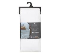 Atmosphera Drap-housse Créateur d'intérieur "Intérieur" 140x190 cm Coton Blanc Bonnet H30 cm