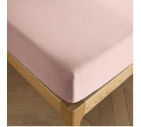 Drap housse 200 x 200 cm bonnet 30 cm ""Prémium"" pour lit 2 places King Size - Prémium Rose Dragée