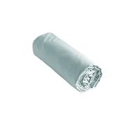 Drap Housse 200x200cm Coton Coloris Bleu Craie - SAMIA - ALTOBUY Bleu G