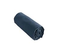 SAMIA - Drap Housse 200x200cm Coton Coloris Mûre - Altobuy Bleu