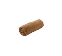 OUREA - Drap Housse 200x200cm Gaze de Coton Camel - Altobuy Marron