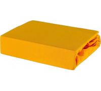 - Drap-Housse - 28 Couleurs - Jersey 100 % Coton (90 X 200 Cm, Ensoleillé)