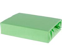 - Drap-Housse - 28 Couleurs - Jersey 100 % Coton (90 X 200 Cm, Kiwi)