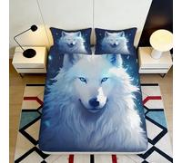 Drap Housse 3D imprimé Lotus Totem Microfibre Housse de lit Éléphant antidérapant Lavable Décoration Chambre Maison 90x200x25cm