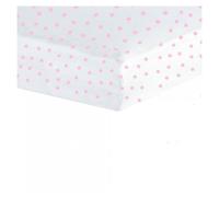 Drap Housse Étoiles Blanc 70X140