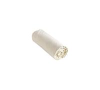 Drap Housse 80x200cm Coton Coloris Popcorn - SAMIA -