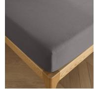 Drap housse 90 x 190 cm bonnet 30 cm ""Prémium"" pour lit 1 place - Prémium Ardoise