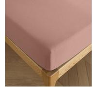Drap housse 90 x 190 cm bonnet 30 cm ""Prémium"" pour lit 1 place - Prémium Vieux Rose