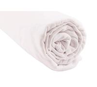 Easy Dort Drap-housse 90x190/90x200 cm 100% coton bio extensible & respirant – Blanc