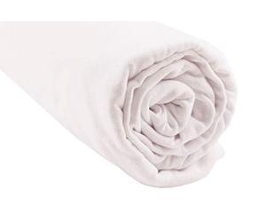 Drap Housse 90x190 / 90x200 cm 100% Coton Bio Lit Une Place | Blanc | Doux & Agreable| Extensible & Respirant | Sommeil sain | Marque Easy Dort | Certifié Label Oeko-Tex | Fabriqué en Europe