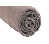 Easy Dort Drap-housse 90x190/90x200 Extensible Bambou Hypoallergénique Respirant Oeko-Tex Taupe