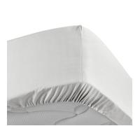 Douceur d'Intérieur Drap housse Percaline White 100% percale de coton 90 x 190 cm