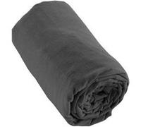 HEDDA - Drap Housse 90x190cm Flanelle de Coton Coloris Orage -