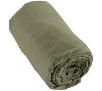 HEDDA - Drap Housse 90x190cm Flanelle de Coton Coloris Romarin - Altobuy Vert