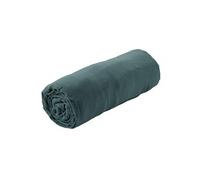 Drap Housse 90x190cm Gaze de Coton Canard - OUREA - ALTOBUY Bleu G