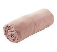 AltoBuy OUREA - Drap Housse 90x200cm Gaze de Coton Guimauve