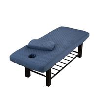 Drap-housse antidérapant for Table de Massage, for Salon beauté, Anti-poussière, couverture lit for SPA, couvre-lit avec taie d'oreiller Pour tables de massage(Royal blue,70x185)