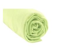Drap housse Bambou lit deux places 140x190 / 140x200 Couleur - Anis Anis G