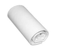 Drap housse bébé 100% coton blanc 60x140 - bonnet 15 cm - Blanc - Fabriqué en France - Terre de Nuit