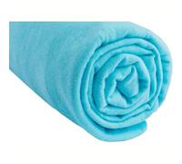 Drap-Housse bébé 60x120 cm - 100% Coton Jersey - Oeko-TEX® - Extensible - Fabriqué en Union Européenne - Compatible lit bébé et lit Parapluie - Easy Dort (Turquoise)