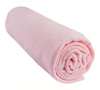 Drap-Housse bébé 60x120 cm - 100% Coton Jersey - Oeko-TEX® - Extensible - Fabriqué en Union Européenne - Compatible lit bébé et lit Parapluie - Easy Dort (Rose)