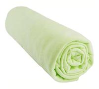 Drap-Housse bébé 60x120 cm - 100% Coton Jersey - Oeko-TEX® - Extensible - Fabriqué en Union Européenne - Compatible lit bébé et lit Parapluie - Easy Dort (Anis)
