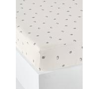 Drap-housse bébé Bio Collection LOVELY NATURE ivoire 70X140