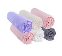 Lot de 6 Draps Housse 40x80 / 40x90 cm Lit Bébé, Berceau, Couffin | 100% Coton | Candy | Extensible Respirant | Sommeil sain | Marque Easy Dort | Certifié Oeko-Tex | Fabriqué en Europe