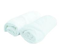 Drap housse bébé DOMIVA - Jersey - Blanc - 60 x 120 cm - Lot de 2