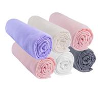 Drap housse bébé - EASY DORT - CANDY - 60x120 cm - 100% Coton - Lot de 6