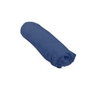 Bébé Douceur Drap-housse 100% gaze de coton extensible 60 x 120 cm Bleu foncé