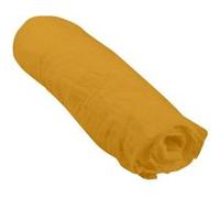 Bébé Douceur, Drap Housse 100% Gaze de Coton 60 x 120 cm Moutarde