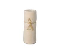 P'tit Basile Drap Housse 60x120 cm - Jersey peigné 100% Coton Bio - Ecru Beige - pour Matelas bébé à barreaux ou Parapluie 60x120 cm - Extensible Pas de Repassage - Larges Profonds Bonnets