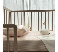 Drap Housse bébé Percale de Coton Bio rayé